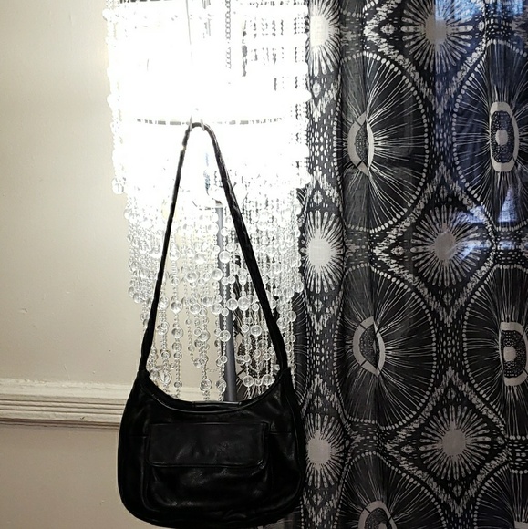 Fossil Bags Fossil Black Leather Shoulder Bag Poshmark